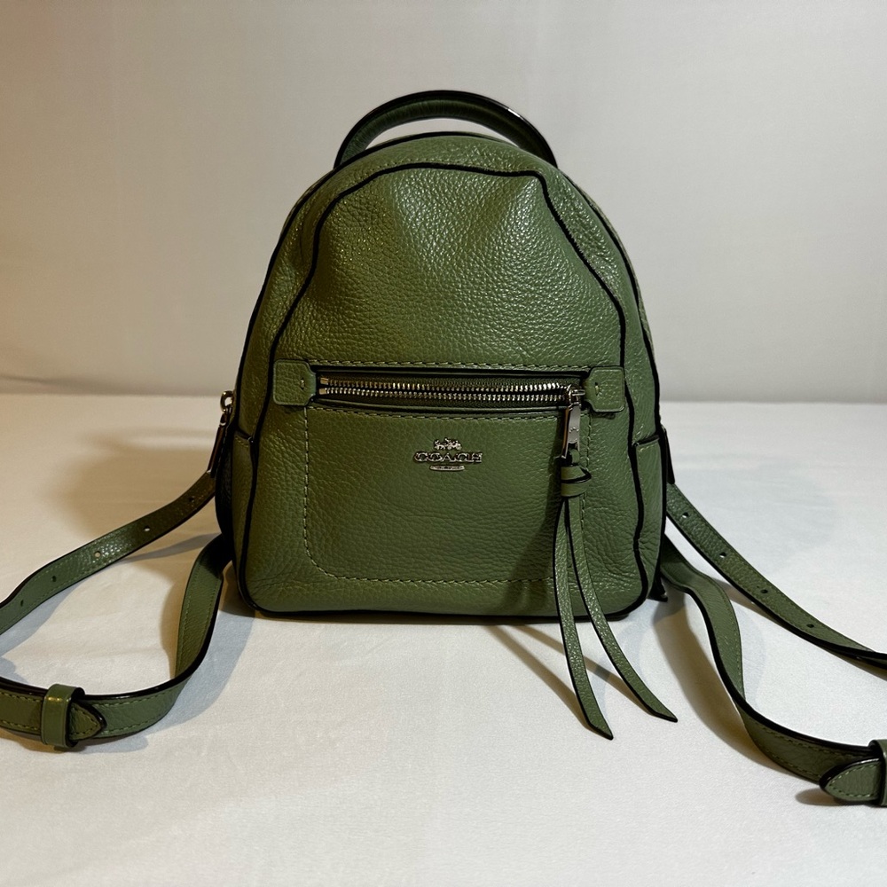 COACH Green Mini Backpack